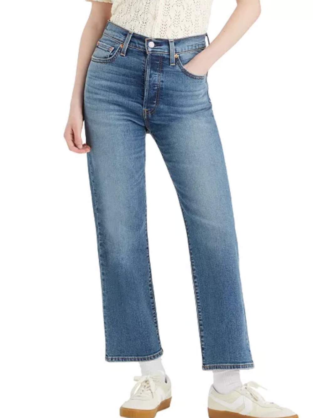 Levi’s ribcage straight ankle